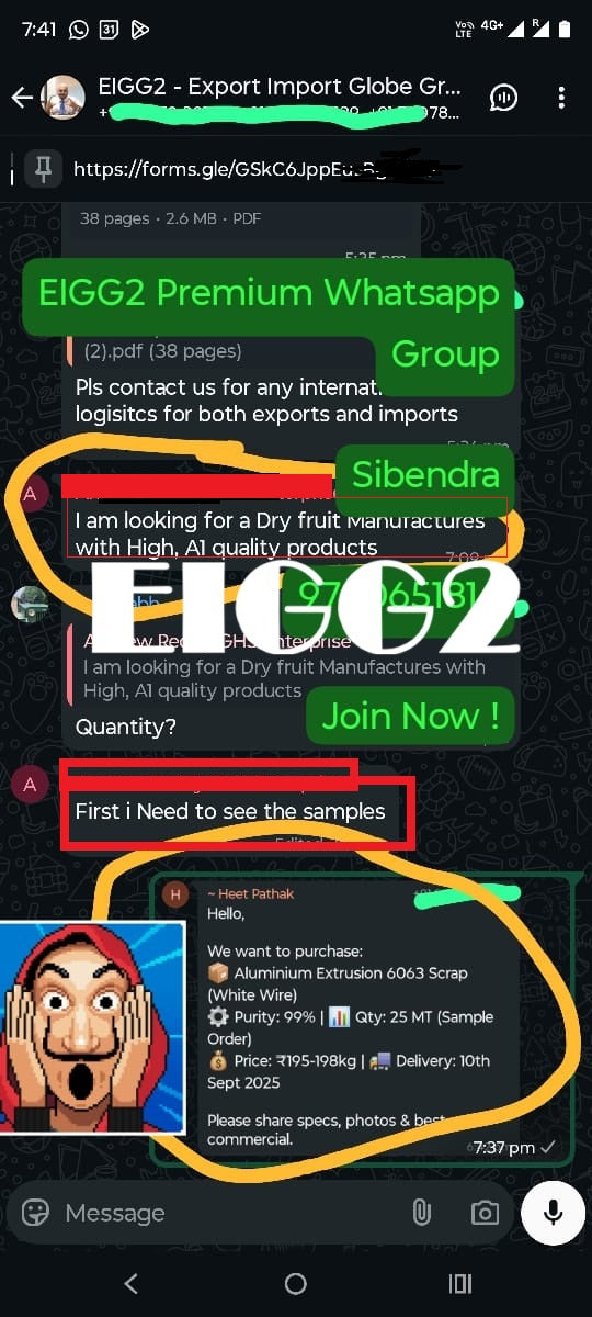 EIGG2- Whatsapp Community - Export Import Globe Group 2