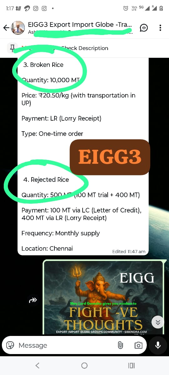 EIGG3- Export Import Globe Group Whatsapp + Buyers Linkedin Database