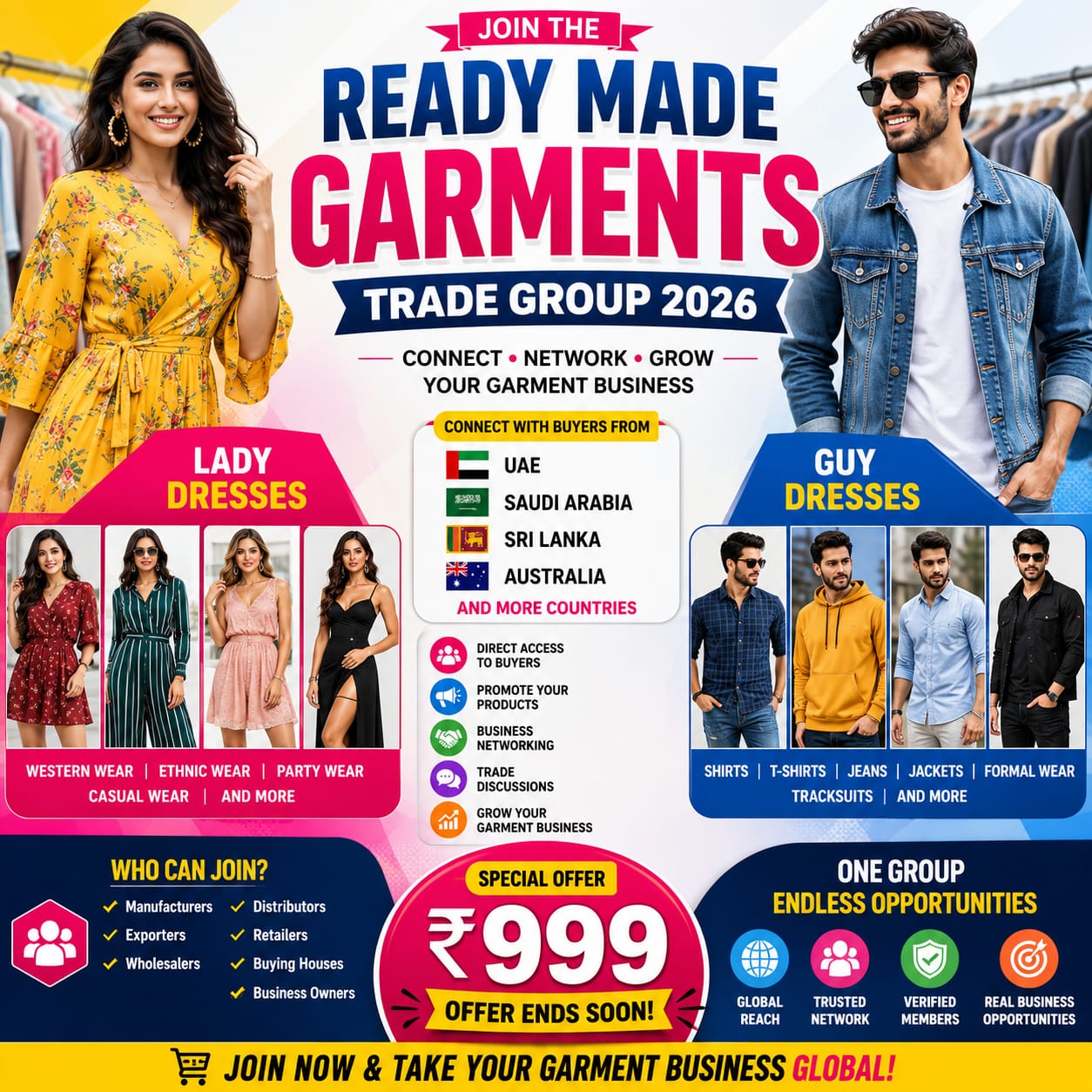 RMG Ready Made Garments Trade Group 2026