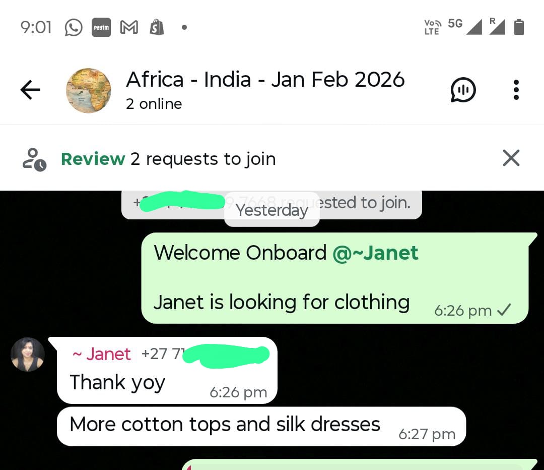 Africa - 50+ Buyers Joined- Feb 2026 | All Commodities | Ads Enabled  | Whatsapp Group