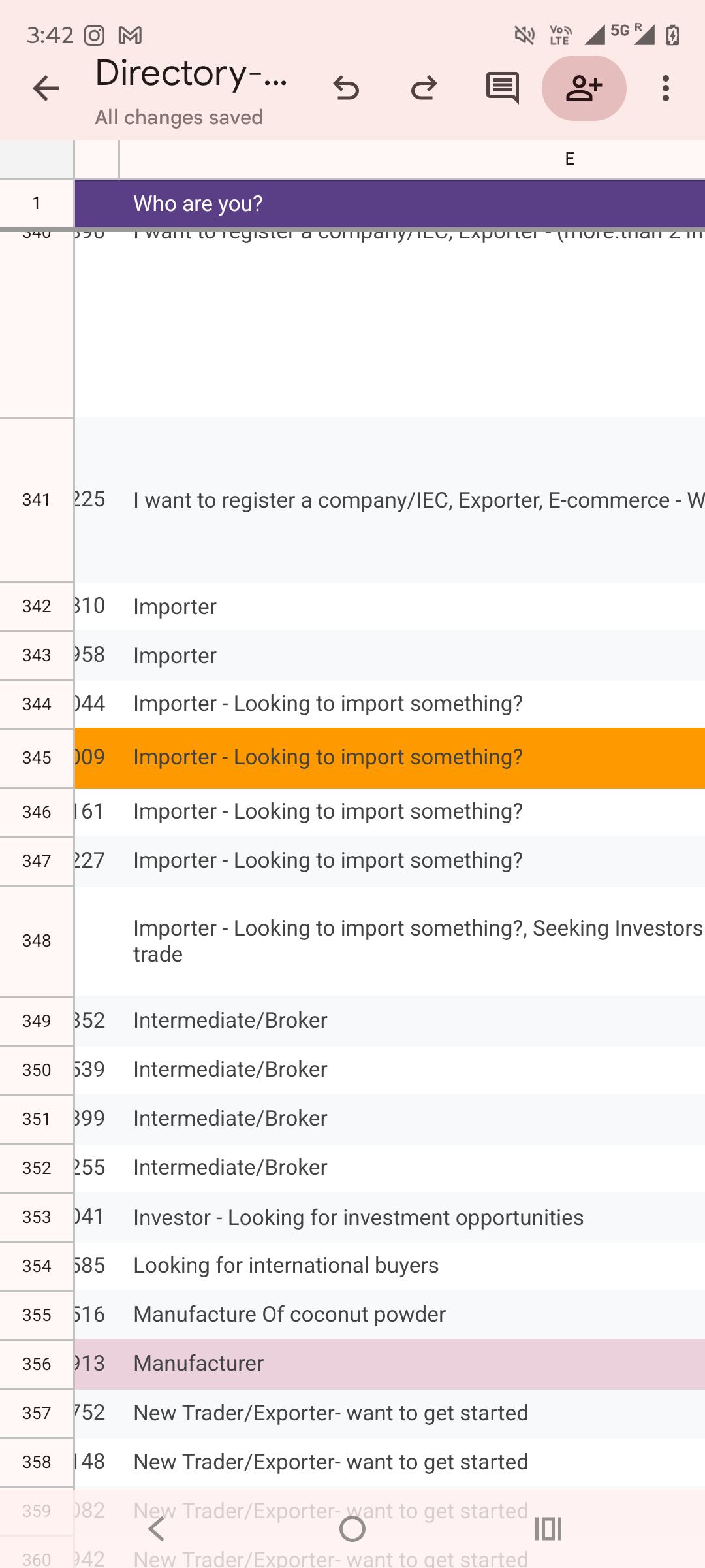 Exclusive Directory - Export-Import Globe Directory